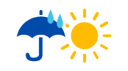 雨時々晴れ