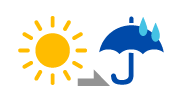 晴れのち雨
