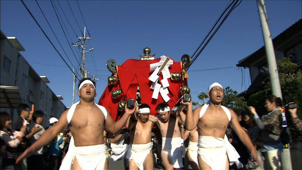 勝岡八幡神社一体走り