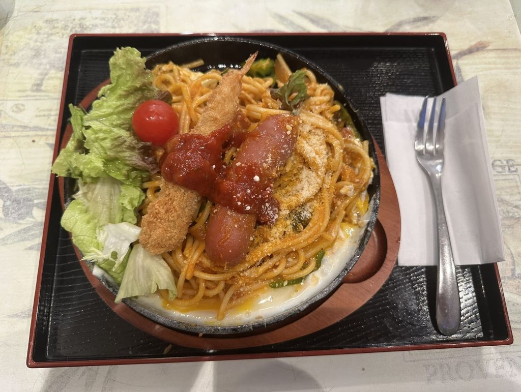 鉄板ナポリタン写真