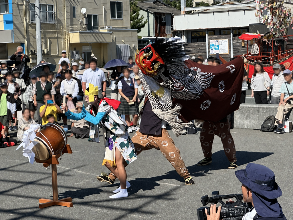 三崎秋祭り五ツ鹿踊り
