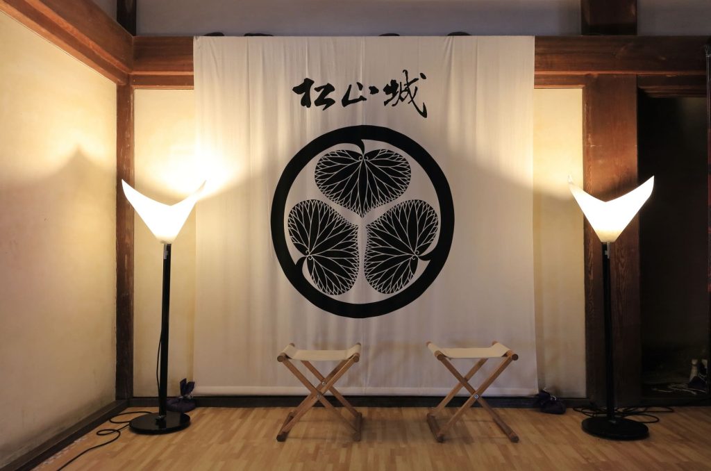 松山城天守閣内