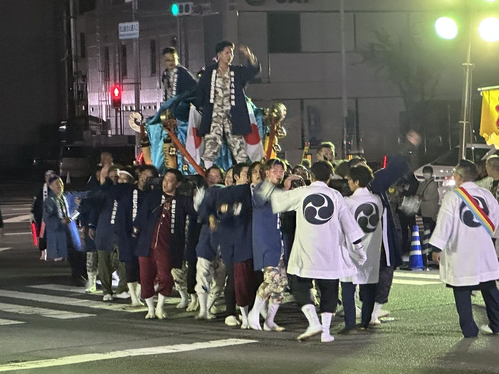 朝日八幡神社秋季大祭 宮上げの様子(2026年10月5日(月))