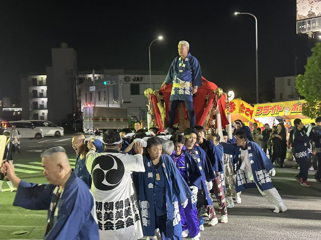 朝日八幡神社秋季大祭 宮上げの様子(2026年10月5日(月))