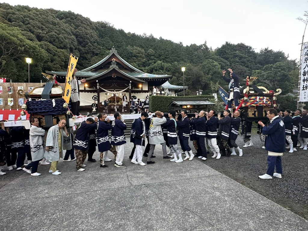 桑原八幡神社例大祭 宮出し