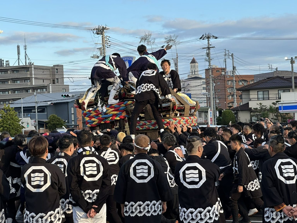 桑原八幡神社例大祭 鉢合わせ