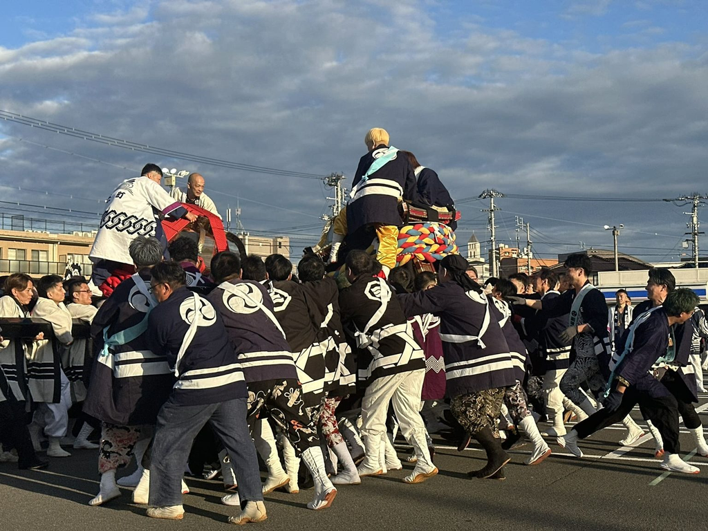 桑原八幡神社例大祭 鉢合わせ