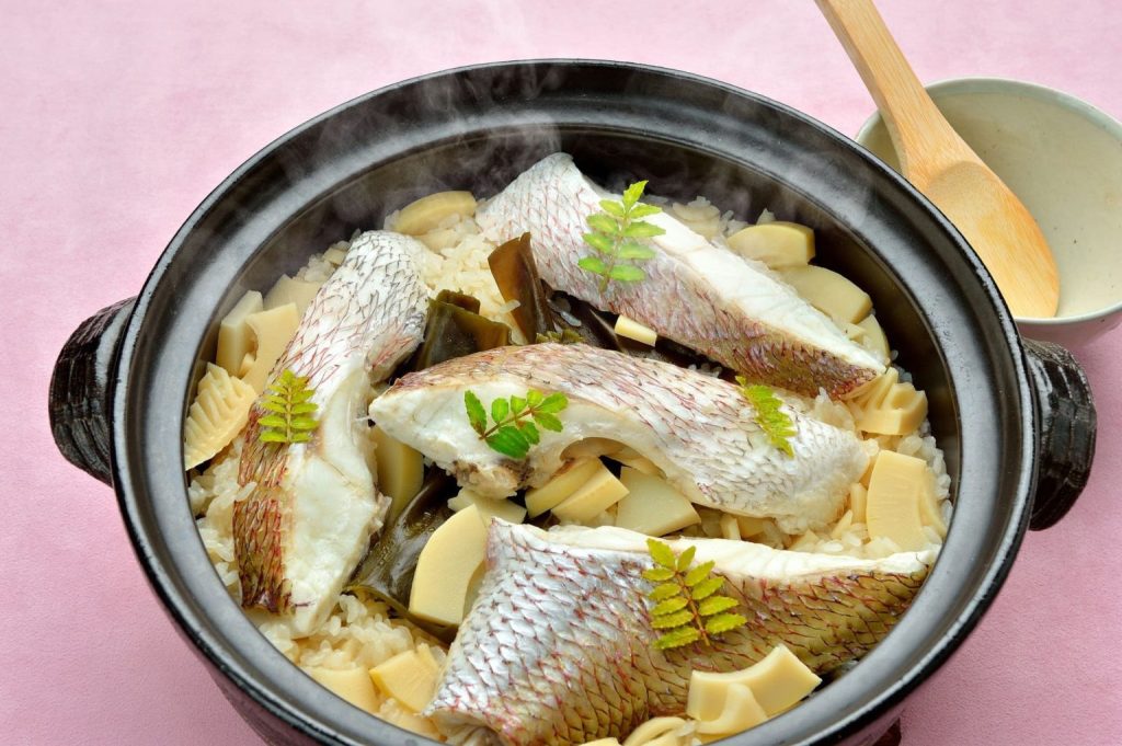 鯛めし今治風写真