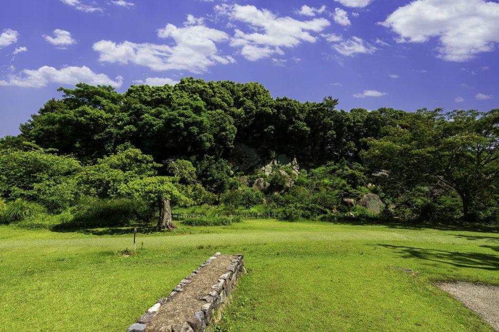 湯築城跡写真