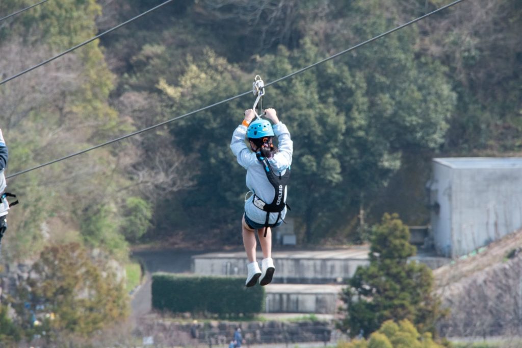  とべもりジップライン