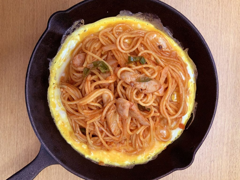 鉄板ナポリタン写真