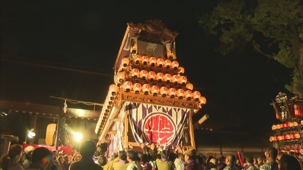 西条祭り宮出し