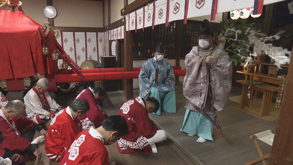 松山秋祭り（神事）