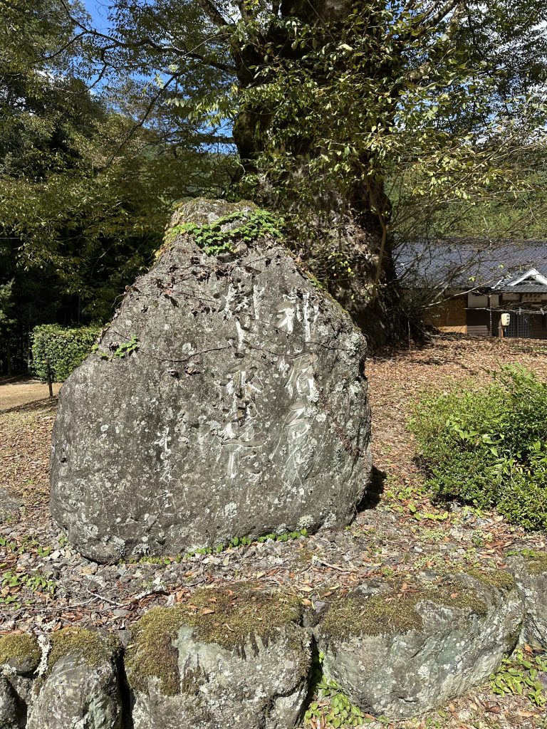 広瀬神社の石