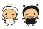 はた&でら　松山市畑寺児童館イメージキャラクター