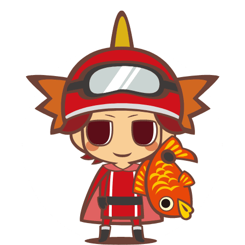 タイレッド（愛南ぎょレンジャー）　愛南町「ぎょしょく教育」キャラクター