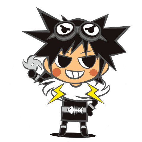 タイフーン（ぎょレンジャーダーク）　愛南町「ぎょしょく教育」キャラクター