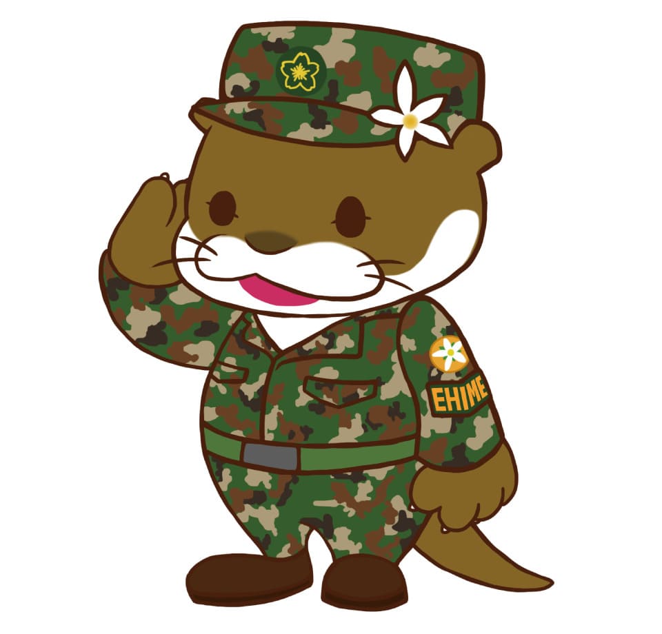 陸上自衛官のカワッチ　自衛隊愛媛地方協力本部のキャラクター