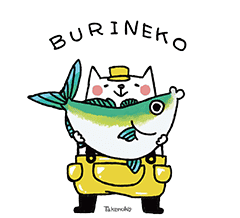 ぶり猫　久良漁協のキャラクター