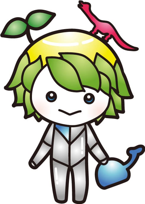 カハクン　愛媛県総合科学博物館マスコットキャラクター