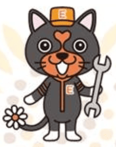 エンジにゃん　トヨタカローラ愛媛マスコットキャラクター