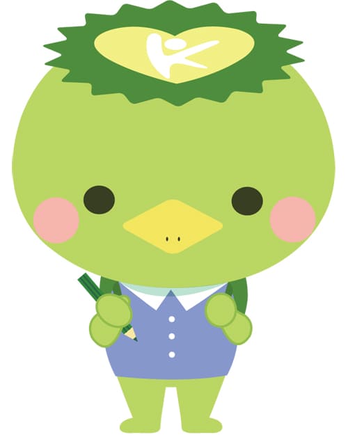 河原かっぱちゃん　河原学園のオリジナルキャラクター