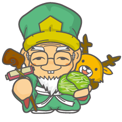 素焼老人　三津浜焼きイメージキャラクター「三津浜焼き七福人」