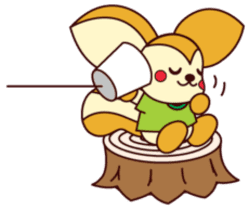 リスにん　松山市自殺対策推進キャラクター