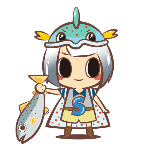 サツキマスシルバー（愛南ぎょレンジャー）　愛南町「ぎょしょく教育」キャラクター