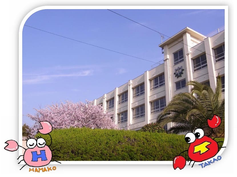 たかおとはまこ　松山市立高浜中学校のマスコットキャラクター