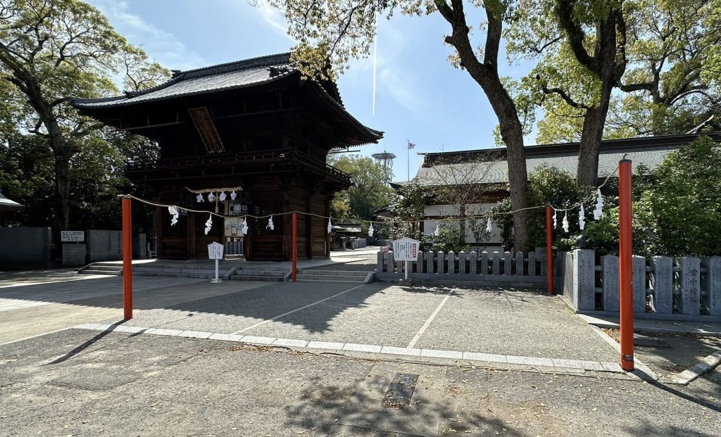 椿神社自動車祓所