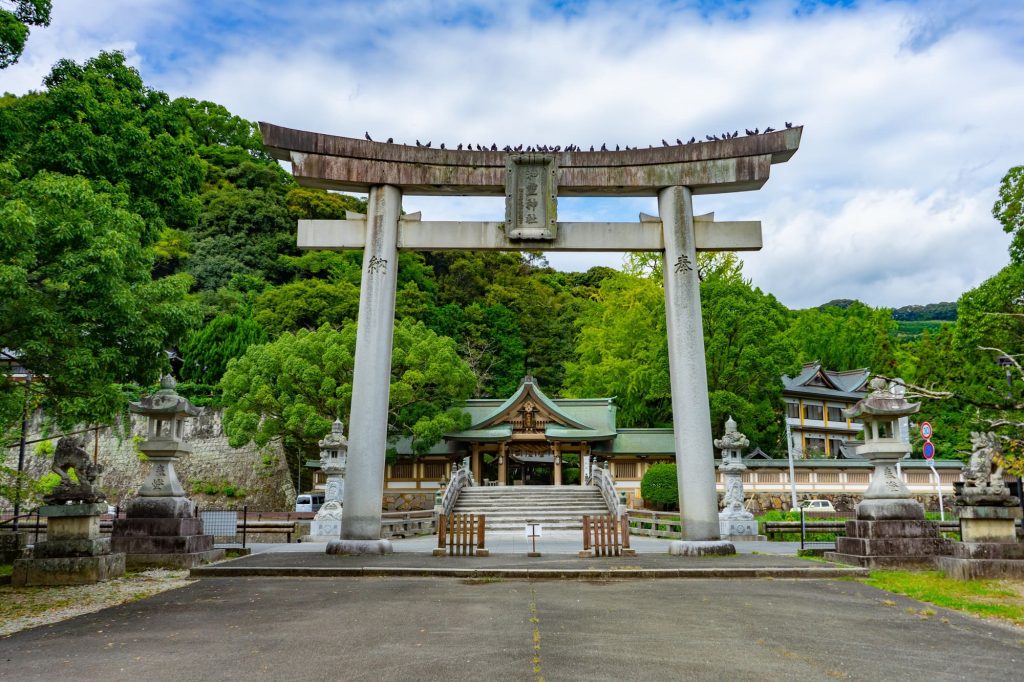 宇和島市の和霊神社の鳥居