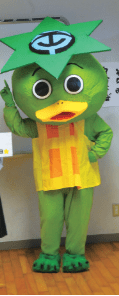 岡っぱ　松前町立岡田中学校のキャラクター