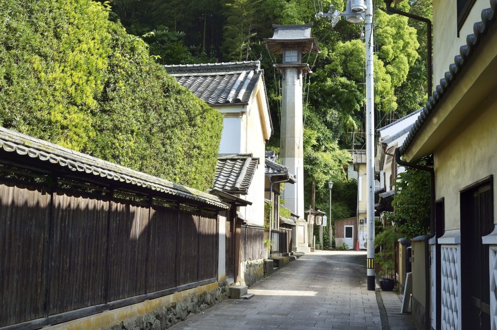 大洲 明治の家並み