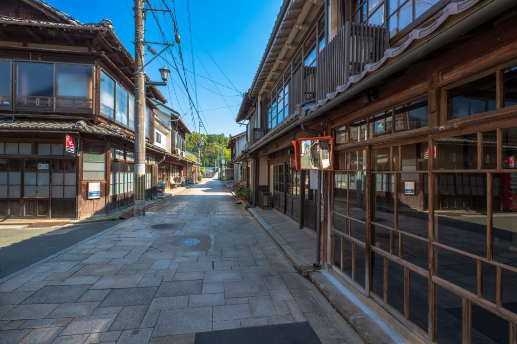 大洲の街並み