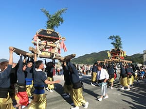 宮窪の秋祭り 愛媛県今治市宮窪町内