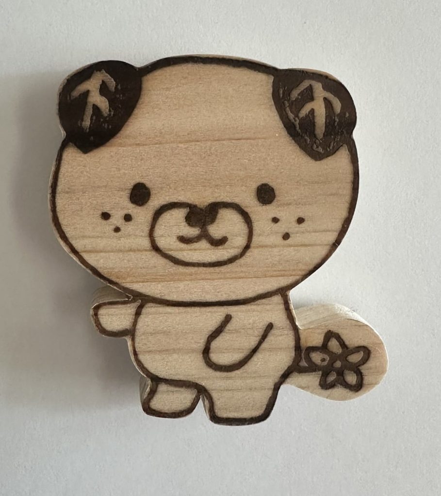 みきゃん木製立体のみきゃんマグネット
