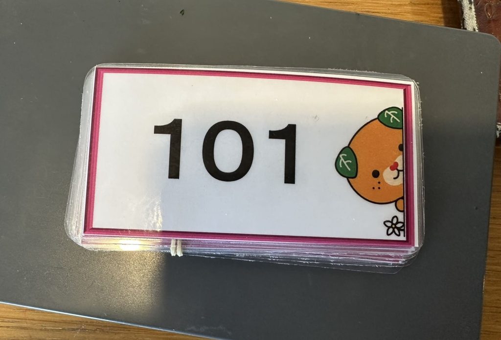食券番号101みきゃん
