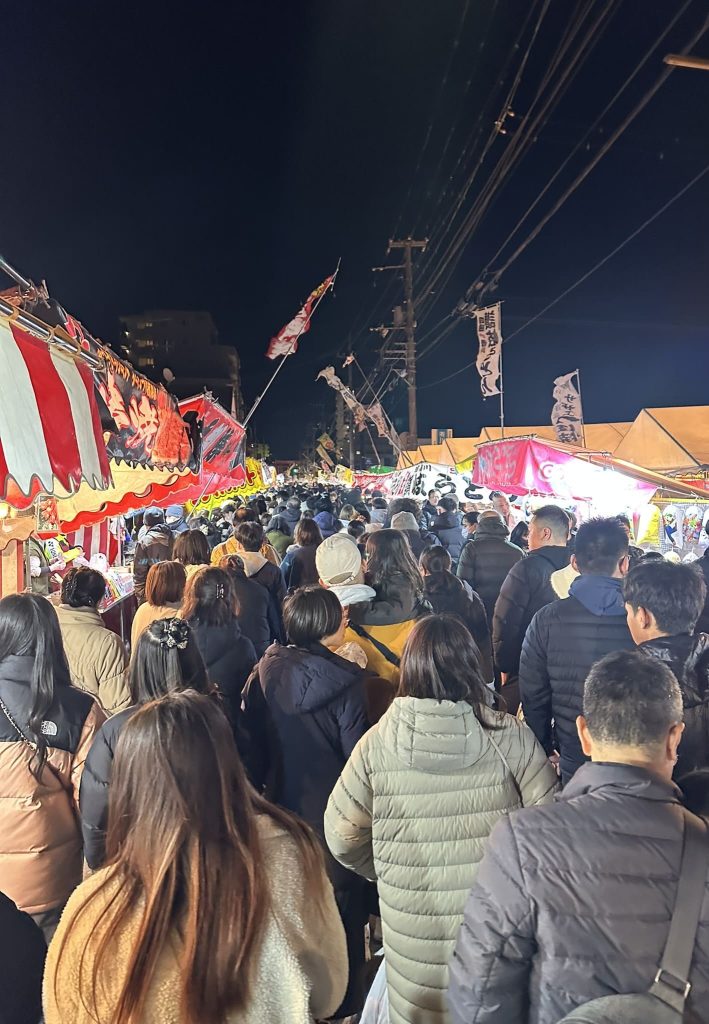 伊豫豆比古命神社の椿祭り夜4