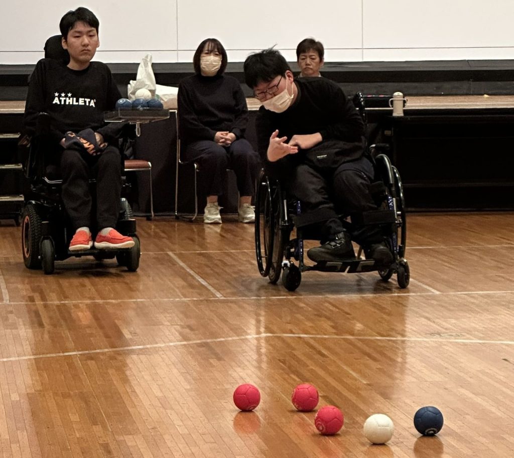 ボッチャのプレイ