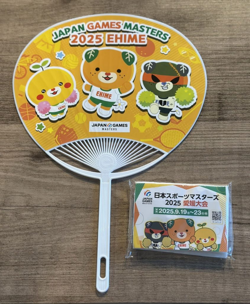 JAPAN GAMES MASTERS 2025 うちわとティッシュみきゃん