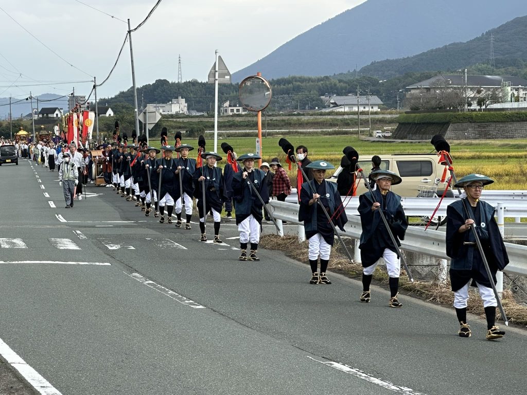 大洲まつり お成り(大名行列)11月2日(日曜)写真
