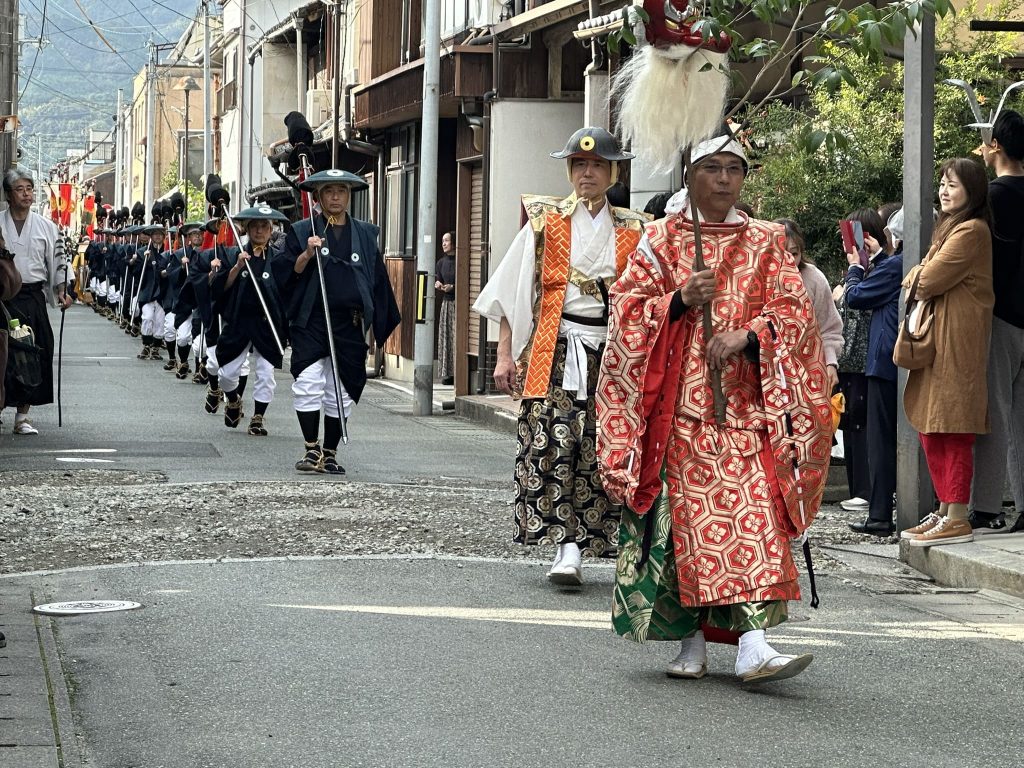 大洲まつり お成り(大名行列)11月2日(日曜)写真