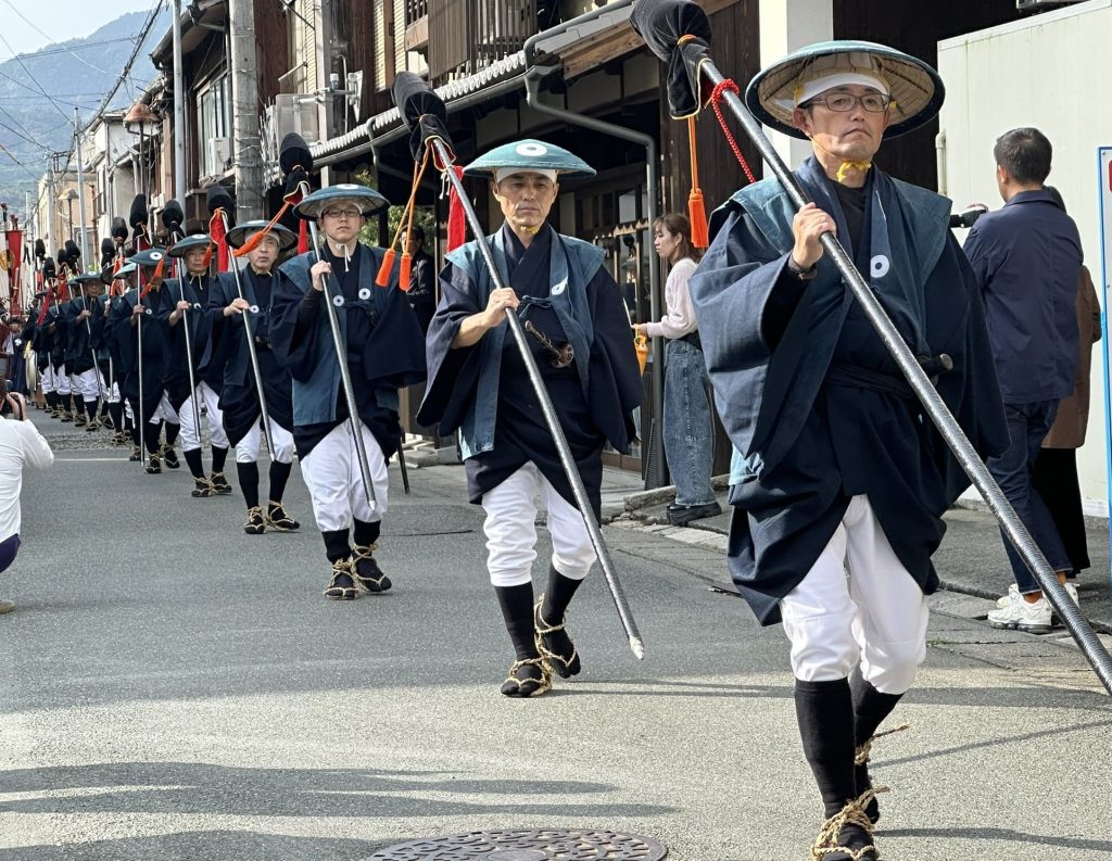 大洲まつり お成り(大名行列)11月2日(日曜)写真
