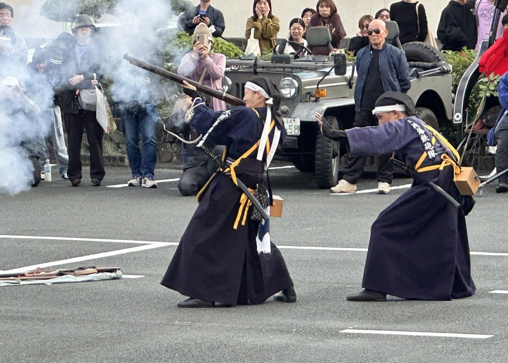 大洲まつり 御旅所での神事等(大洲市民会館前)11月2日(日曜)写真