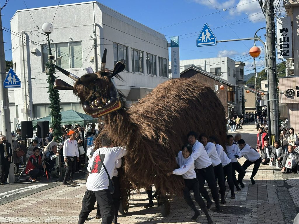 吉田町秋祭り 牛鬼 11月3日(月曜)写真