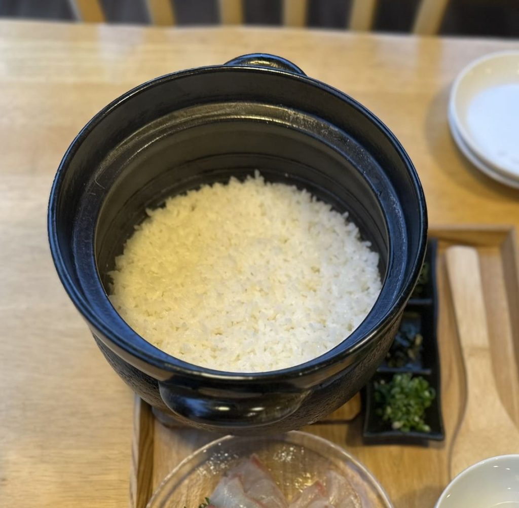 ITTEKURAi 松山、翠棟の夜の食事について2ご飯