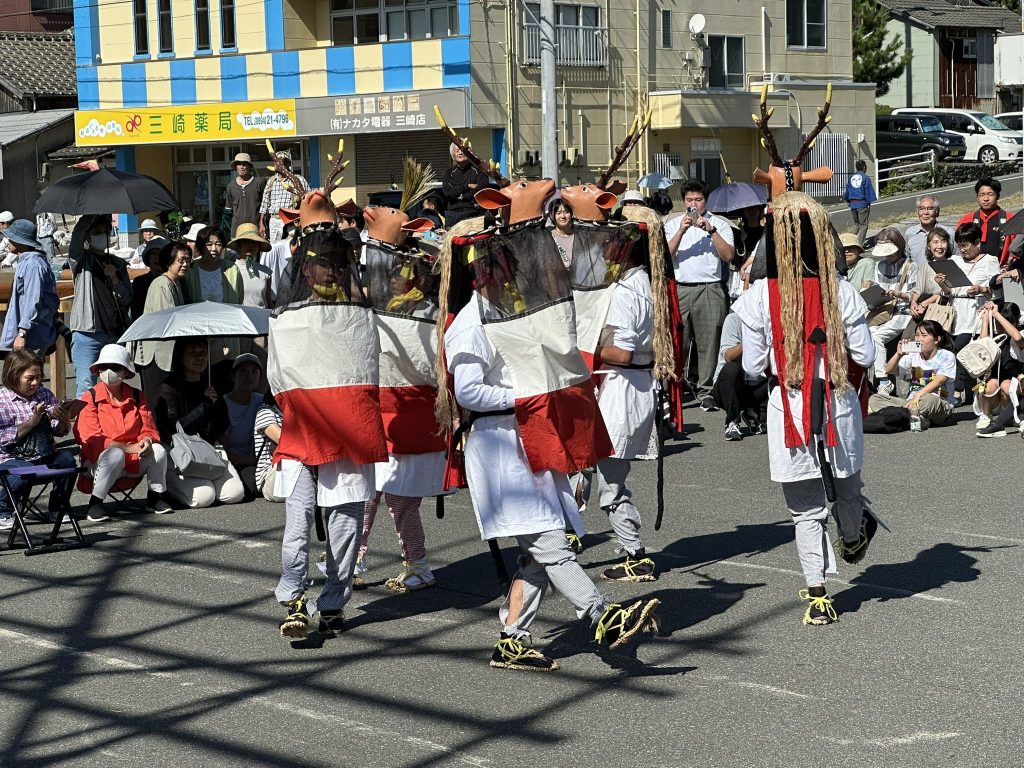 三崎秋祭り五ツ鹿写真