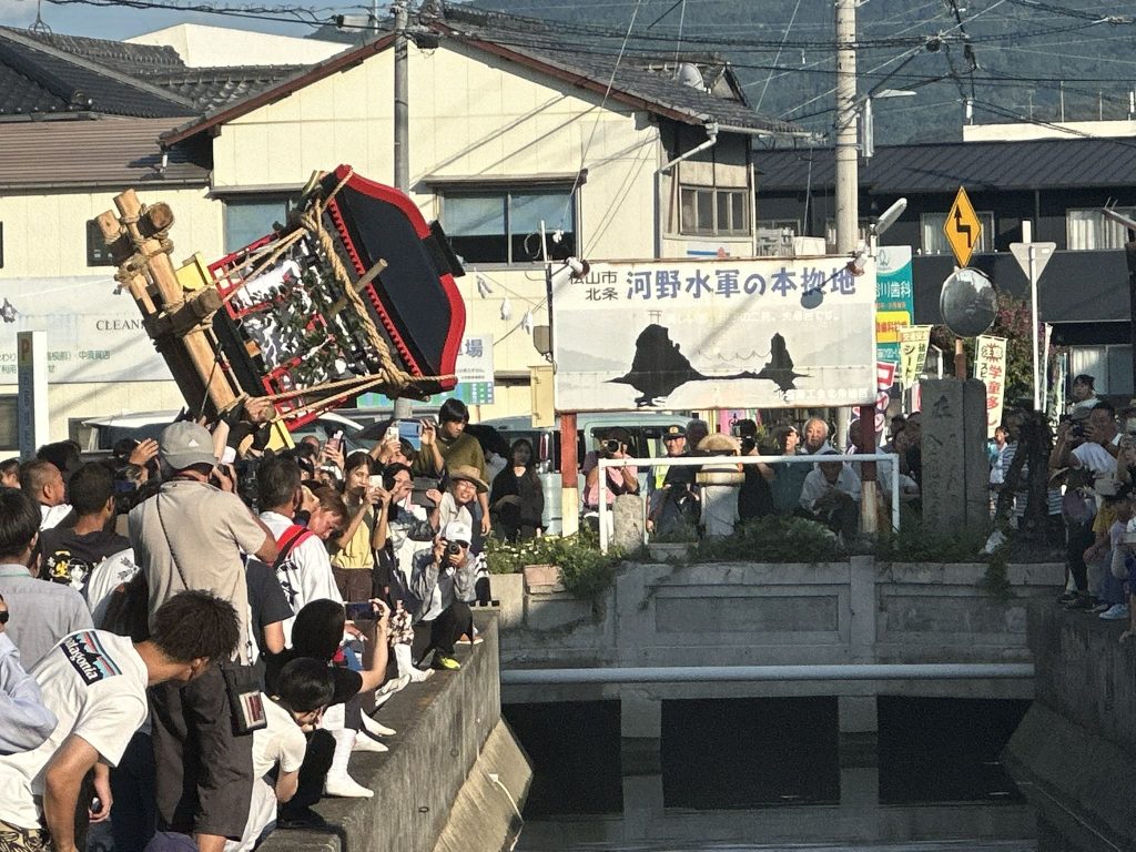 北条秋祭り 神輿みぞぎ写真