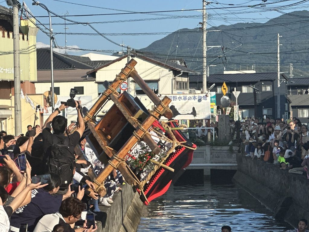 北条秋祭り 神輿みぞぎ写真